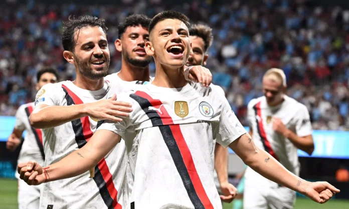 Claudio Echeverri at the 2025 FIFA Club World Cup