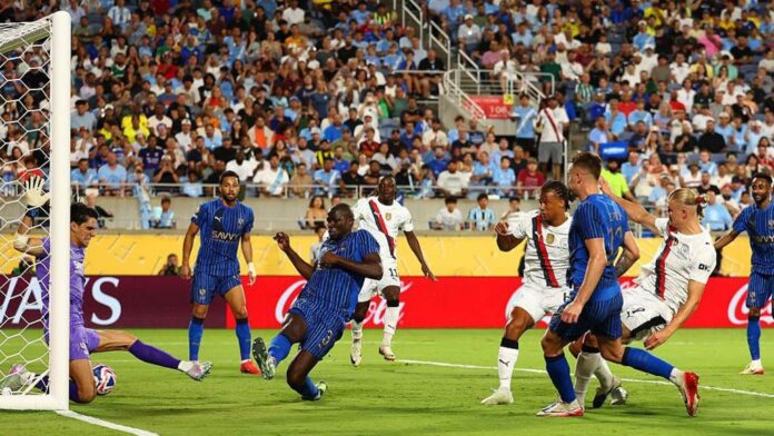 Manchester City against Al-Hilal