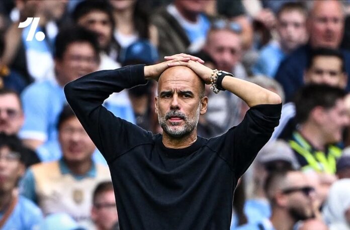 Pep Guardiola after Tottenham defeated Manchester City 2-0