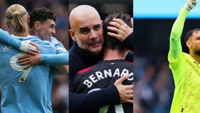 Manchester City players
