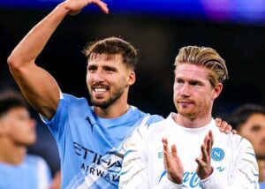 Kevin De Bruyne after Manchester City vs Napoli