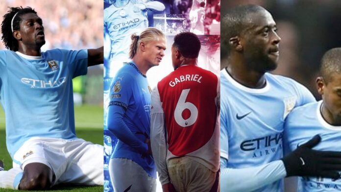 Manchester City biggest wins against Arsenal in the Premier League era