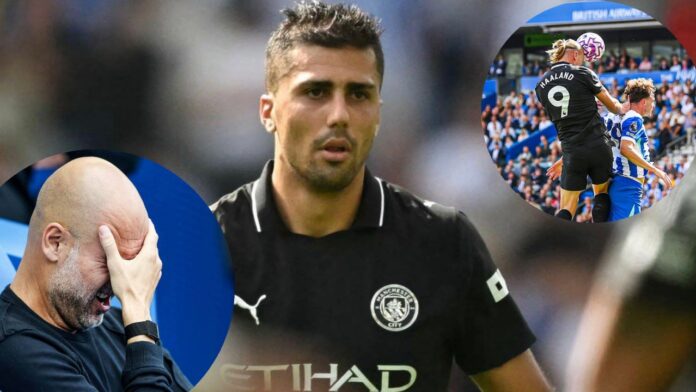 Rodri speaks on Man City defeat against Brighton