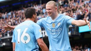Rodri and Erling Haaland 