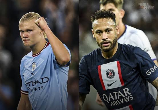 Neymar Jr and Erling Haaland