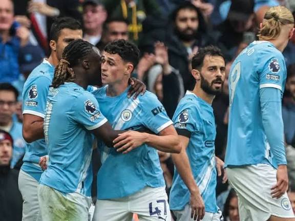 Man City players
