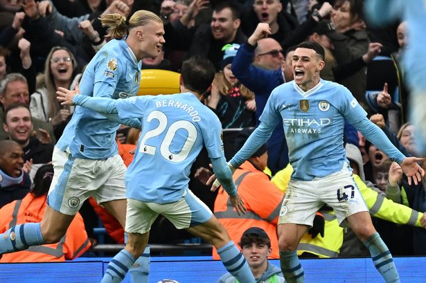 Haaland, Bernardo Silva, and Phil Foden
