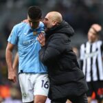 Rodri ban: How many games could City superstar miss after FA charge? Rodri and Pep Guardiola