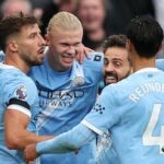 Man City vs Fulham: Guardiola confirms injury update, predicted XI and team news Manchester City players celebrate
