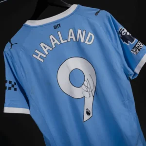 Erling Haaland's shirt sells for $22,000