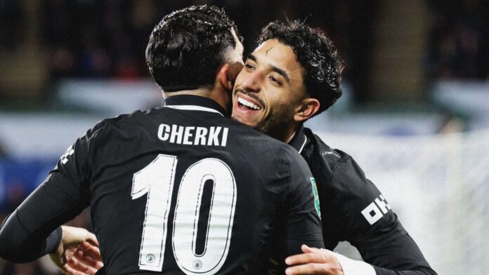 Rayan Cherki Omar Marmoush Man City HIC.jpg Rayan Cherki and Omar Marmoush