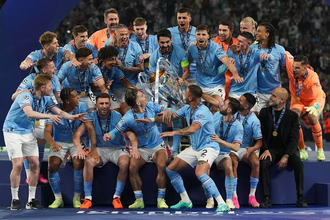 Manchester City players
