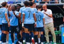 Man City 3-0 West Ham: Guardiola declares he’s not happy with a top player Pep Guardiola and Manchester City players