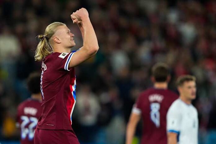 Erling Haaland scores hat-trick against Israel