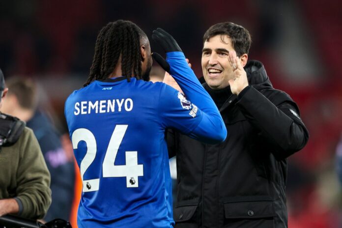 Antonie Semenyo and Andoni Iraola