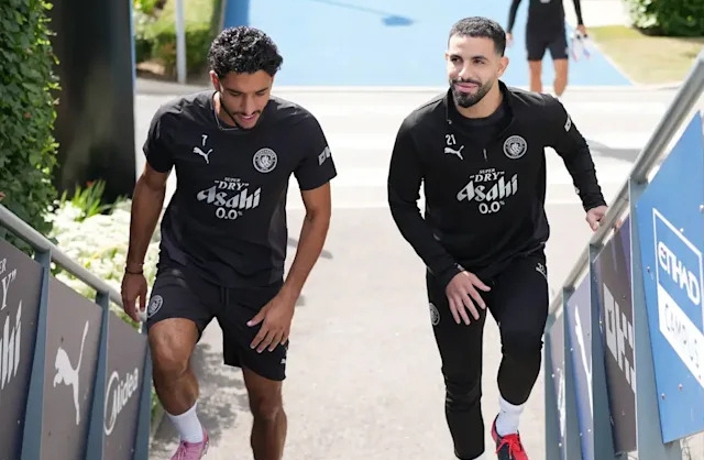 Omar Marmoush and Rayan Aït-Nouri