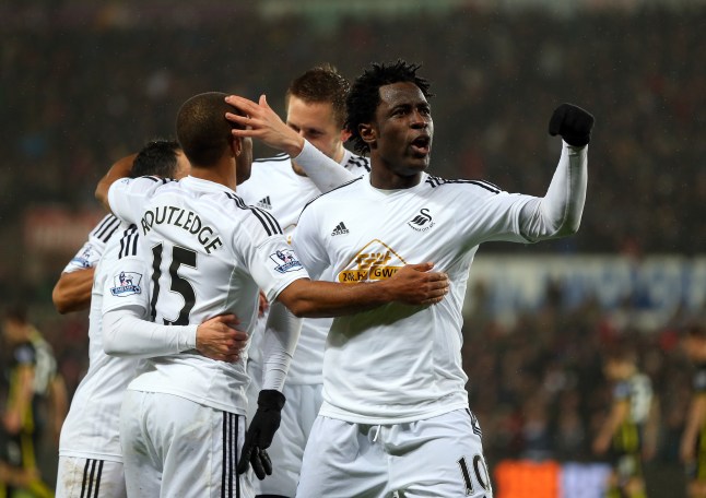 Wilfried Bony’s Swansea City career