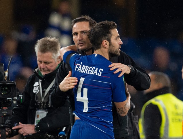 Frank Lampard and Fabregas