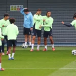 Important Man City player returns to training ahead of Brentford match Manchester City training session