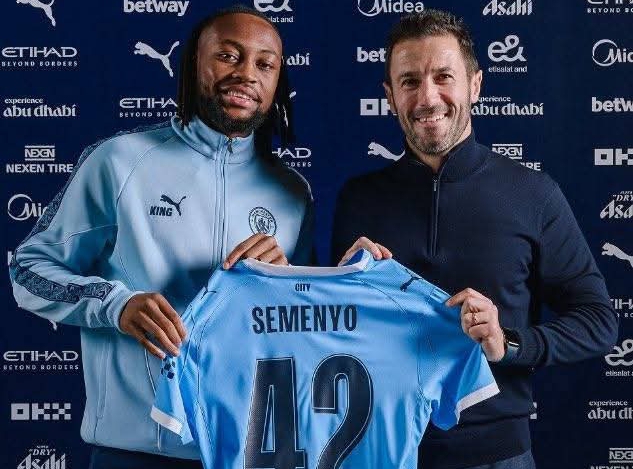 Antoine Semenyo signed for Manchester City