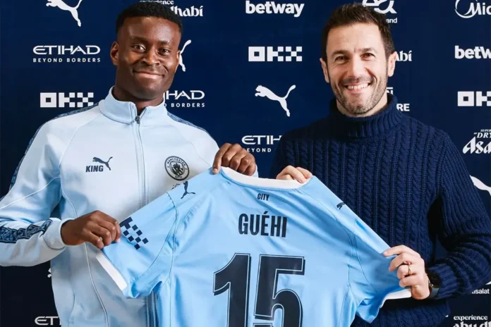 Manchester City completed the £20m signing of Marc Guehi