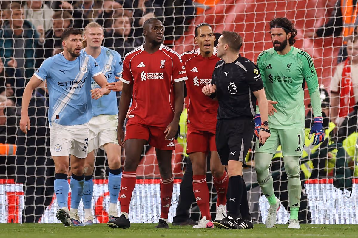 Angry Liverpool Boss blasts VAR and Referee, demands answers after City player escaped red card