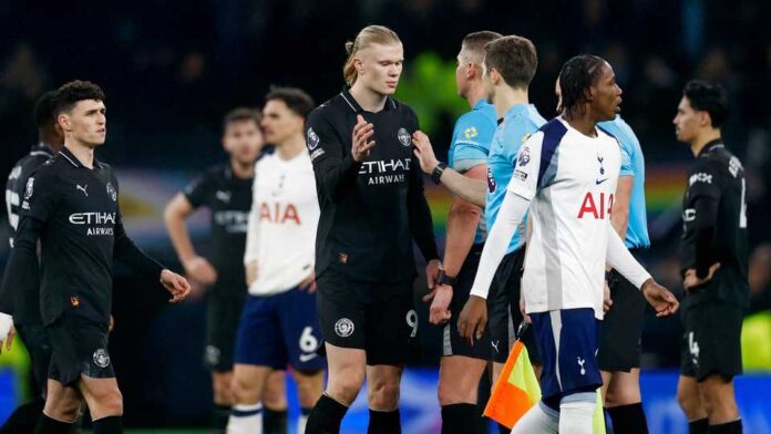 Premier League match: Spurs vs City