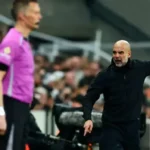 Guardiola explodes after touchline ban during a dramatic incident against Newcastle Guardiola explodes after shock touchline ban during a dramatic incident against Newcastle