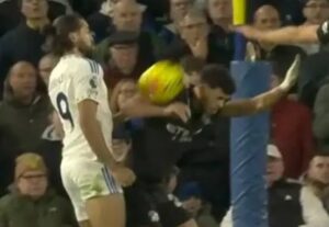 Matheus Nunes handball vs Leeds United