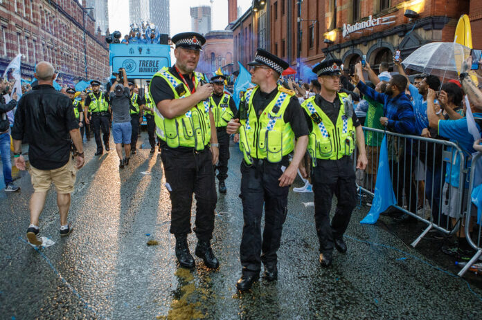 Police reveal number of arrests after a fight among supporters at Etihad