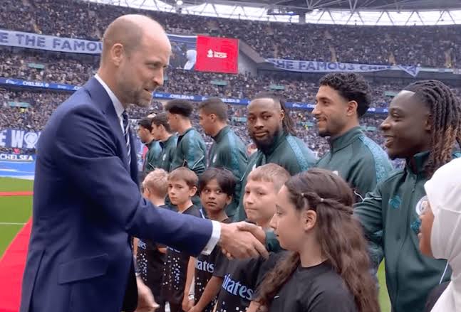 Prince William drops unexpected four-word comment about Man City Player after FA Cup win