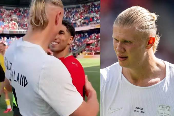 Haaland under fire over shocking moments during Norway vs Morocco