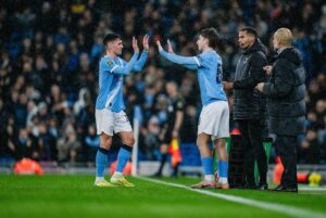 Charlie Gray debut for Manchester City
